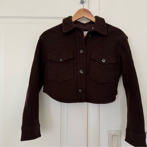 Wilfred Dark Brown Utility Jacket